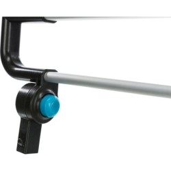 Nakładka górna do prod. 13201, przedłużająca, srebrna/czarna, 92 x 27 x 4 cm, regulowana