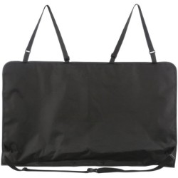 Siedzisko samochodowe podwójne, dla psa/kota, czarne, 91 × 10 × 50 cm