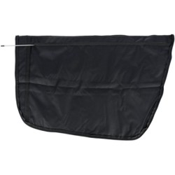 Mata do samochodu 0,65 x 1,45 m, wąska, z panelami bocznymi, czarno/ beżowa