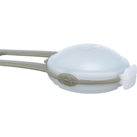 Flasher USB, zawieszka świecąca, dla psa, grafitowa, 4 × 11.5 cm