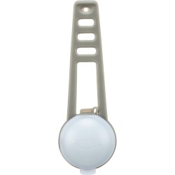 Flasher USB, zawieszka świecąca, dla psa, grafitowa, 4 × 11.5 cm