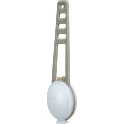 Flasher USB, zawieszka świecąca, dla psa, grafitowa, 4 × 11.5 cm