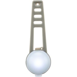 Flasher USB, zawieszka świecąca, dla psa, grafitowa, 4 × 11.5 cm