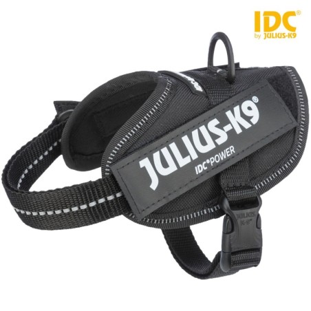 Szelki Julius-K9® IDC , Baby 2/XS–S: 33–45 cm/18 mm, czarny