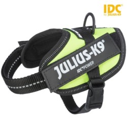 Szelki Julius-K9 IDC , Baby 2/XS–S: 33–45 cm, neonowy żółty