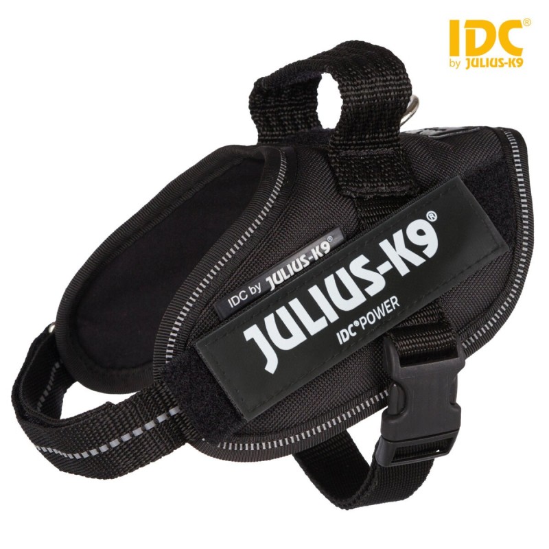 Szelki Julius-K9® IDC , Mini-Mini/S: 40–53 cm/22 mm, czarny