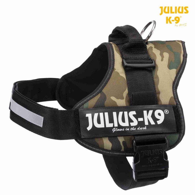 Szelki Julius-K9® , 3/XL: 82–116 cm/50mm, kamuflaż
