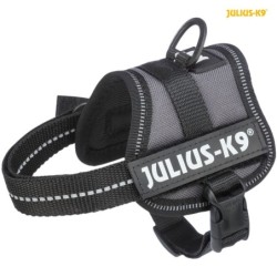 Julius-K9® Powerharness® szelki, dla psa, antracyt, Baby 1/XS: 30–40 cm/18 mm