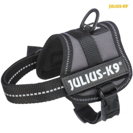 Julius-K9® Powerharness® szelki, dla psa, antracyt, Baby 1/XS: 30–40 cm/18 mm
