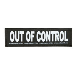 Naklejka na rzep 2 Julius-K9 , L, OUT OF CONTROL