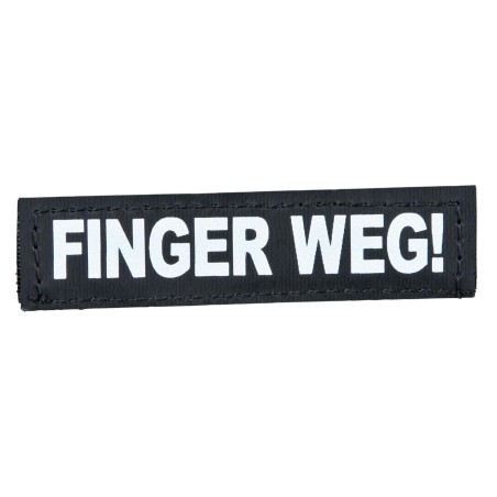 Naklejka na rzep 2 Julius-K9, XS, FINGER WEG!