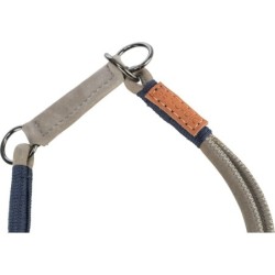 BE NORDIC, obroża zaciskowa, dla psa, szara, skórzana, XS–S: 30 cm/o 5 mm