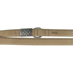 BE NORDIC, smycz regulowana, dla psa, kolor piaskowy, skórzana, L–XL: 2.00 m/25 mm