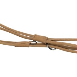 BE NORDIC, smycz, dla psa, brązowa, skórzana, XS-L: 2 m/o 8 mm