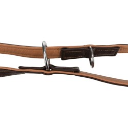 Smycz regulowana Active Comfort, S–M: 2.00 m/20 mm, brązowa/jasnobrązowa