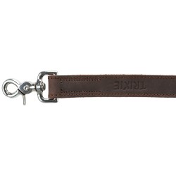 Rustic smycz, dla psa, dark brown, XS–S: 1.20 m/12 mm, z grubej skóry