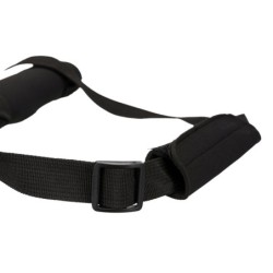 Uprząż rehabilitacyjna, M: 55–65 cm, czarna