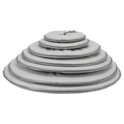 Kołnierz ochronny, XS:23-27cm/13cm, szary