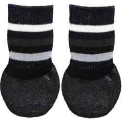 Skarpetki dla psa, antypoślizgowe, S–M, 2 pcs, czarne