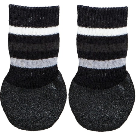 Skarpetki dla psa, antypoślizgowe, L–XL, 2 pcs, czarne