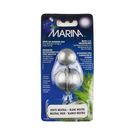 Lampka do oświetlenia Micro LED do akwarium Marina Betta, biała