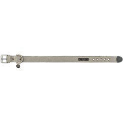 CityStyle, obroża, dla psa, bawełna, jasnoszara, XS–S: 25–32 cm/25 mm, szeroka