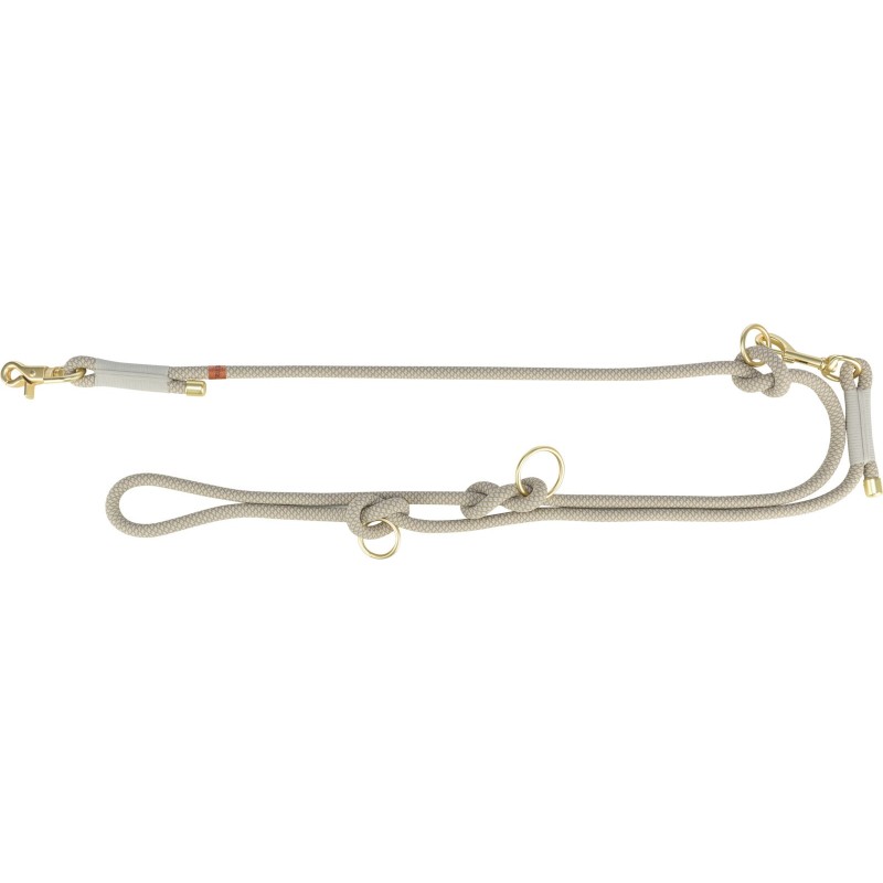 Soft Rope, smycz, dla psa, szara/jasnoszara, nylon, S–XL: 2.00 m/o 10 mm