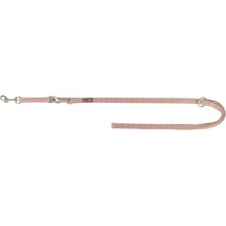 Premium, smycz regulowana, dla psa, dwustronna, taśma, róż, M–L: 2.00 m/20 mm