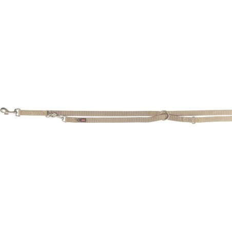 Premium, smycz regulowana, dla psa, taśma, piaskowy, XS: 2.00 m/10 mm