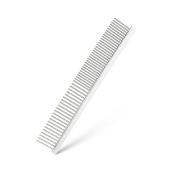 Grzebień stalowy, szary, 2,9 x 17 cm