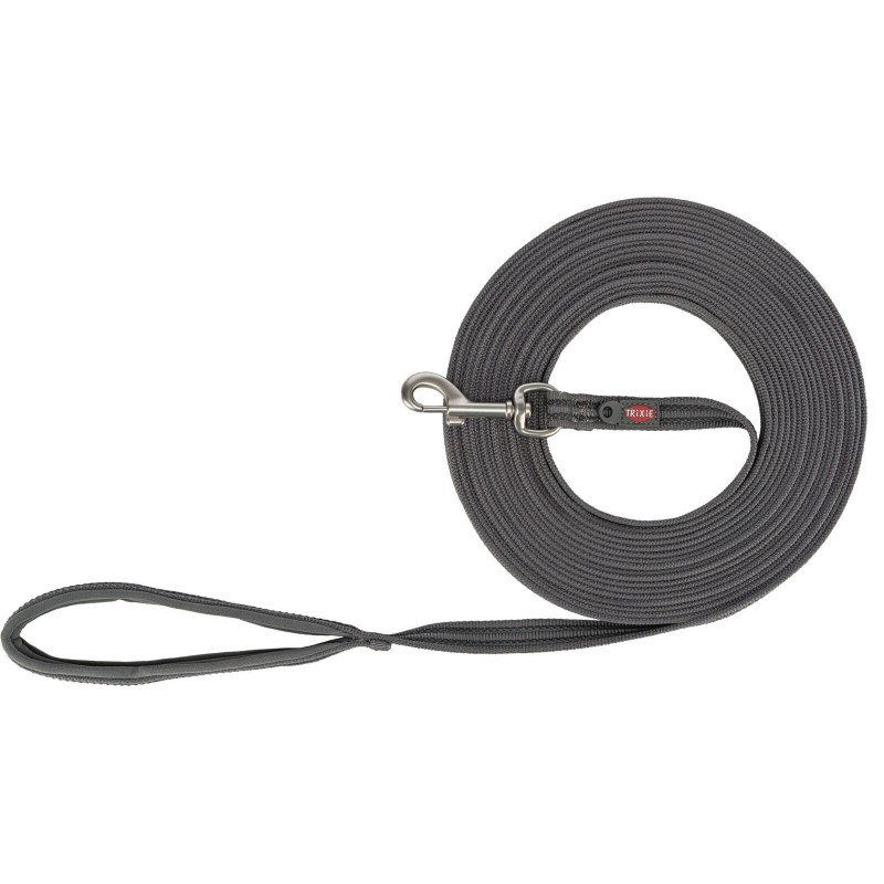 Fusion Tracking, smycz, dla psa, grafit/papaja, taśma parciana, M–XL: 10 m/17 mm, gumowana