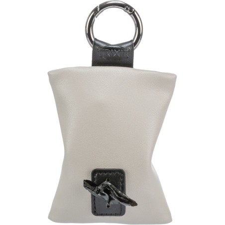 CityStyle, pojemnik na woreczki na odchody, 1 rolka/15 woreczków, imitacja skóry, jasnoszary