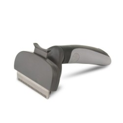 Zgrzebło dla zwierząt, szary, 7,8 x 16,3 cm