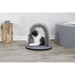 Szczotka dla kotów Fur Care Arch, 36 x 33cm, szara