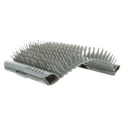 Szczotka narożna dla kotów, 8 x 13cm, szara