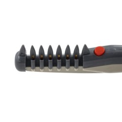 Grzebień  elektryczny, dla psa, szary, materiał ABS+stal, baterie, 23x5x2cm