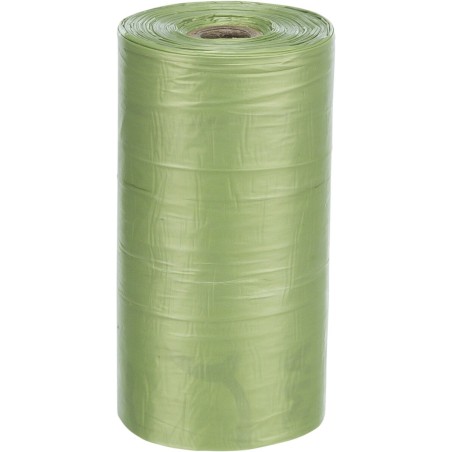 Worki na psie odchody, 4 rolki po 20 worków, zielone, z recyklingu