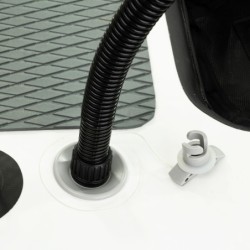 Rampa, dla psa, biało-niebieska, pompowana, 80x60x10cm