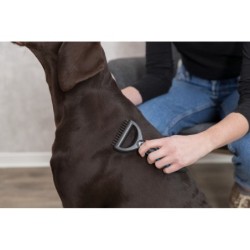 ZGRZEBŁO UNIWERSALNE, szeroko rozstawione zęby, 7 × 18 cm