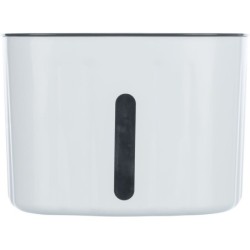 Flower, poidło automatyczne, dla kota, biało/szare, plastik, 2 l/18,5 × 13 × 18,5 cm