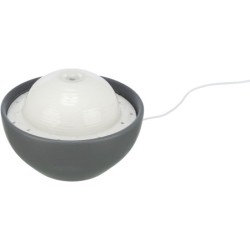 Vital Dome, poidło automatyczne, ceramiczne, szaro/białe, 1.5 l/20 × 10 × 20 cm