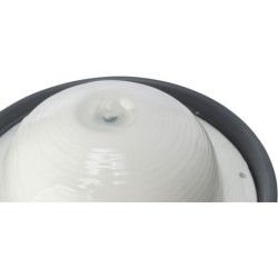 Vital Dome, poidło automatyczne, ceramiczne, szaro/białe, 1.5 l/20 × 10 × 20 cm