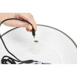 Automatyczne poidło Vital Flow, ceramiczne, 1.5 l, szaro/białe