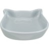 Miska ceramiczna w kształcie głowy kota,  0.25 l/12 cm