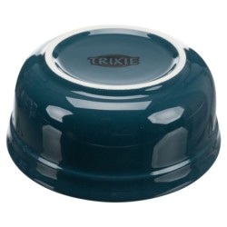 Zestaw misek na stojaku, 2 × 0.25 l/o 13 cm, 27 × 8 × 13 cm, petrol/jasny petrol, ceramika