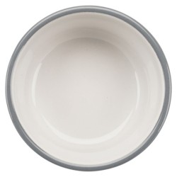 Zestaw misek Eat on Feet, 2 × 0.6 l/o 15 cm, petrol/jasny petrol/szary/jasnoszary