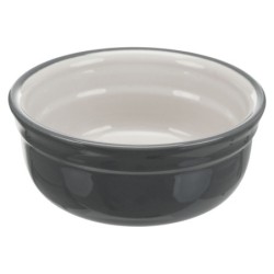 Zestaw misek Eat on Feet, 2 × 0.6 l/o 15 cm, petrol/jasny petrol/szary/jasnoszary