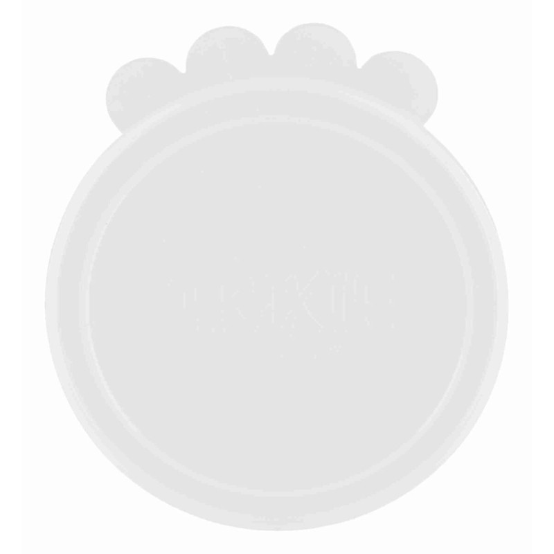 Wieczko na puszki, silikonowe, o 10,6 cm, przezroczyste