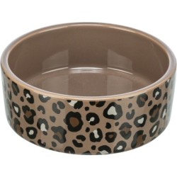 Leo, miska ceramiczna, w panterkę, mix kolorów, 0.3 l/? 12 cm