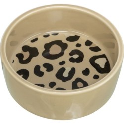 Leo, miska ceramiczna, w panterkę, mix kolorów, 0.3 l/? 12 cm
